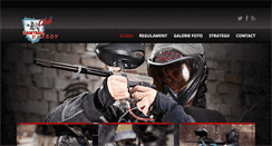 Desktop Screenshot of paintballbrasov.com